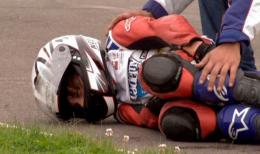 Portrait de groupe avec enfants et motocyclettes